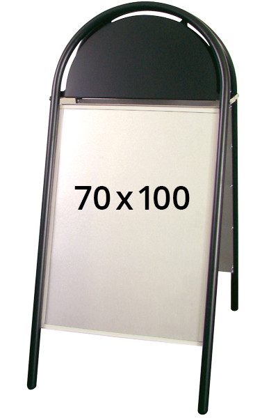 Expo Gotik Kundenstopper 70x100cm - schwarz