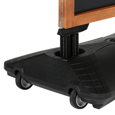 Holz Wind-Sign Waterbase Kundenstopper - 59x78cm